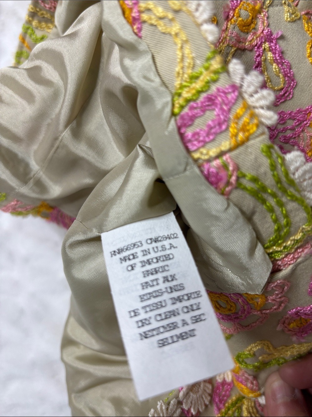 Cynthia Steffe Floral Embroidered Daisy-Trim Jacket Size 6 NWT - Picture 9 of 11